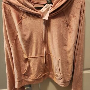 Victoria's Secret Velour Pink Hoodie